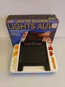 Vintage TOMY Lights Alive Retro Game Tested Working 1984 Nostalgia Toy With Box - Picture 1 of 24