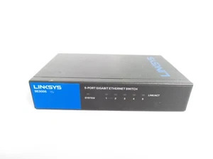 Linksys SE3005 5-port Gigabit Ethernet Switch - NO CORD - Picture 1 of 3