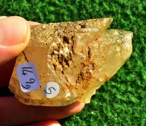 Calcit Hundezahn Kristall Mineral britisch abgebauter Edelstein UK kaufen✔ 6,5 cm 149 g #5 - Bild 1 von 6