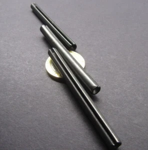 Stahl geschlitzter Rollfederstift, 7/32 Zoll Durchmesser x 2,50 Zoll Länge, 50 Stück - Bild 1 von 13