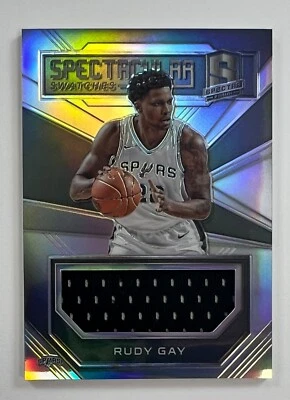 2017-18 Panini Spectra #SS-13 Rudy Gay Relic 43/99  AR86 - Image 1 of 2