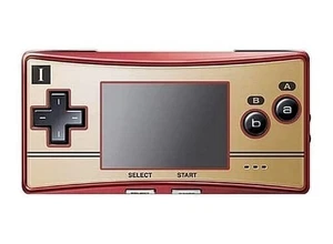 Consola Nintendo Game Boy Micro Famicom Rojo Dorado Japón Juego Portátil Color Retro - Imagen 1 de 17