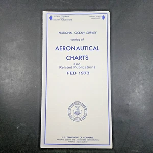 1973 NOAA National Ocean Survey Catalog of Aeronautical Charts and Publications - Picture 1 of 4