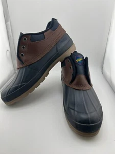 Sport Thermalite Blue/Brown Rubber Soled Boots Insulated No Laces Women's Size 9 - Picture 1 of 9