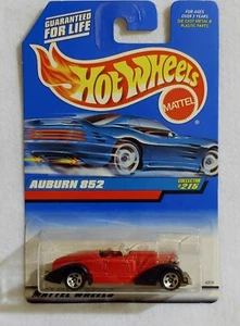 Hot Wheels 1997 Collector Series Diecast Red Auburn 852 #215 New- never opened - Picture 1 of 9
