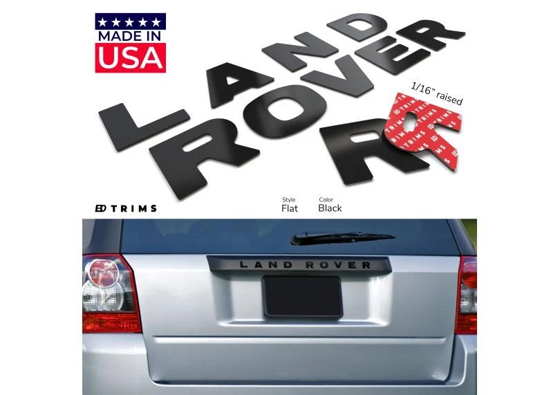 Inserciones de letras de plástico ABS para puerta trasera para Land Rover Freelander 2 / LR2 2008-2010 Foto 1 de 1