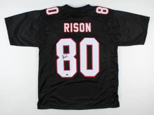 Andre Rison Signed Atlanta Falcons Jersey (Schwartz COA) 5xPro Bowl Receiver - Picture 1 of 6