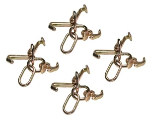4x RTJ Cluster Hook Tow Truck Car Hauler Trailer Auto BodyFrame Hook WLL 4,700lb - Picture 1 of 11
