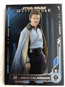 2019 Star Wars Masterwork: Blue parallel base card #5 Lando Calrissian - Picture 1 of 1