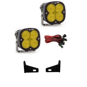 Baja Designs XL80 Pair Wide Cornering Amber LED & Mount Kit Can-Am Maverick X3 - Picture 1 of 4