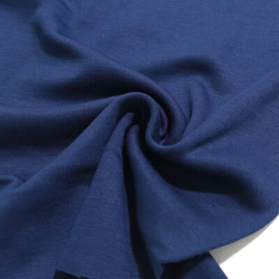 Jersey Bündchen-Stoff Schlauchstrick Taillen angeraute Ärmelbündchen in Marine - Bild 1 von 3