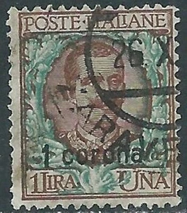1921-22 DALMAZIA USATO FLOREALE 1 CORONA - RB13-2 - Imagen 1 de 1