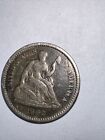 Old Us Coins 1862 Silver Liberty Seated Civil War Half Dime