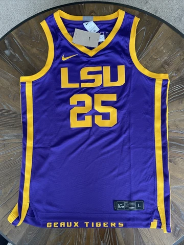 Nike Alumni Elite NCAA LSU Ben Simmons Size Large DH7428-547 Stitched New $110 Cover