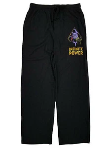 Marvel Avengers Infinity War Mens Black Thanos Sleep Pant Pajama Bottoms - Picture 1 of 1