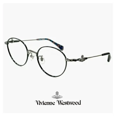 Vivienne Westwood Gafas Marco Damas 40-0009 C03 Negro x Gunmetal Japón Nuevo Foto 1 de 4