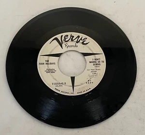 Love Ya' Baby & I Don't Wanna Go To School By The Four Holidays Verve Records - Picture 1 of 2