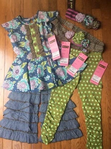 NUEVO CON ETIQUETAS - Conjunto de 5 piezas de pastel de mostaza de otoño - Talla 4 - Imagen 1 de 2