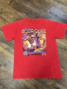 Vintage Texas Rangers Ivan Rodriguez Coin player T-Shirt - Picture 1 of 6