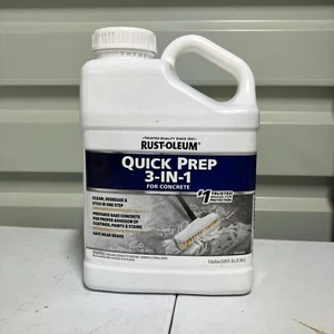 Rust-Oleum Quick Prep 3-in-1 Concrete Cleaner, Degreaser & Etch, Gallon 128 oz - Picture 1 of 4