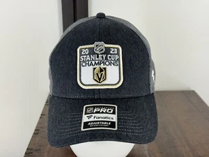 Las Vegas Golden Knights Hat Cap Snapback Adult Gray 2023 Stanley Cup Champions - Picture 1 of 5