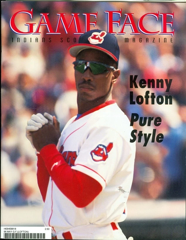 1996 Indians vs. White Sox Game Program/Scorecard: Kenny Lofton - Image 1 of 1