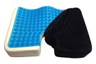Coccyx Seat Cushion, Cool Gel Memory Foam Large Orthopedic Tailbone Pillow fo...