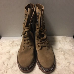 Vince Camuto Branda Sable Verona Leather Boots NEW. Size 8 MBrown No Box - Picture 1 of 16