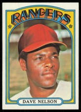 1972 TOPPS DAVE NELSON TEXAS RANGERS #529 EX