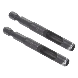 2pcs Leather Hole Punch 1/4" Dia High Carbon Steel Round Hollow Punch - Picture 1 of 5