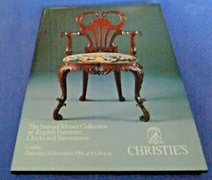 Christie's Auction Catalog Samuel Messer Collection 1991 English Furniture Clock - Picture 1 of 12