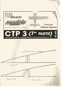 MOD MAG N°548 - UNIQUEMENT LE PLAN "CTP3 1ère PARTIE" - ATTENTION PAS DE REVUE - Imagen 1 de 1