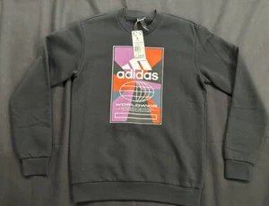 Men's adidas Graphic Fleece Sweatshirt size S - Picture 1 of 3