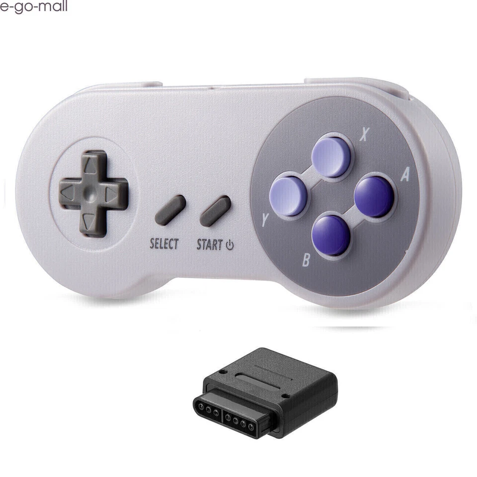 2.4G Wireless SNES Gamepad Receiver for Super Nintendo Entertainment System SFC - Image 1 of 4