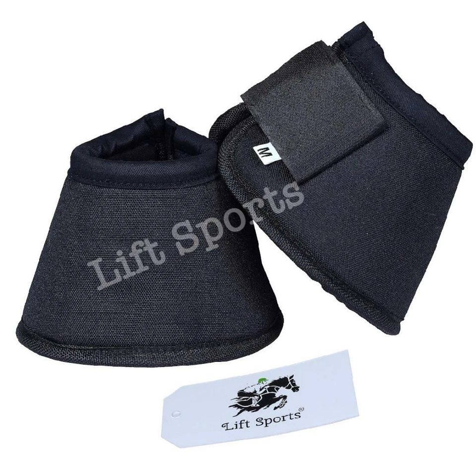 Horse Bell Boots Over Reach No Turn Bell Wrap All sizes Tack Protection Equine - Image 1 of 4