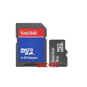 Sandisk 8GB 8G Micro SD SDHC 8 GB TF Micro SD with adapter  in Sydney - Picture 1 of 1