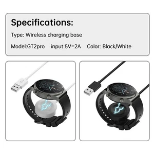 WirelessChargingWatchCharger Cable For Huawei GT3/3/3 pro/GT2 PRO/GT2 pro ECG S2 - Photo 1 sur 26