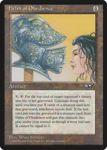 Helm Of Obedience X (1) MTG Alliances -EX/NM- 4RCards - Picture 1 of 1