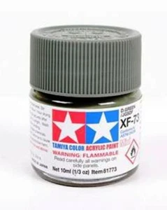 Tamiya 81773 - Pintura modelo acrílico XF-73 JGSDF frasco verde oscuro 10 ml - Poste T48 - Imagen 1 de 7