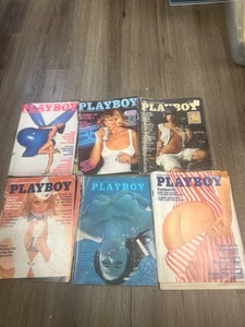 playboy magazines 1970’s  lot of  6 loose covers no centerfold - Picture 1 of 1