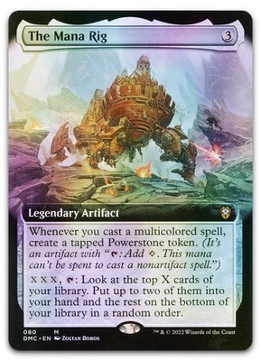 The Mana Rig (Extended Art) #80 (Foil) (NM) Dominaria United DMC Magic MTG - Image 1 of 2