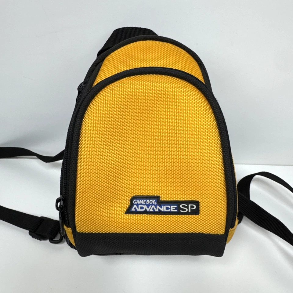 任天堂 GameBoy Advance SP 手提背包单肩包黄色和黑色保护壳 — 第 1/4 张图片