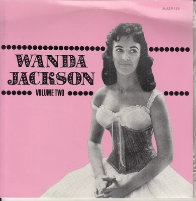 WANDA JACKSON Sticks and stones EP PICTURE SLEEVE 7" 45 rpm record RARE! NEW - image 1 of 4