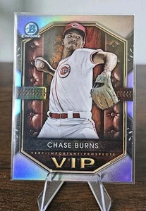 Chase Burns 2025 Bowman Chrome VIP #VIP-7 Cincinnati Reds - Bild 1 von 2