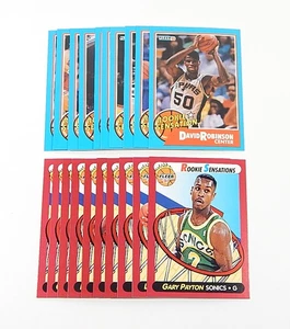 Juegos de baloncesto Fleer Rookie Sensations 1990-91 y 1991-92 (10) Robinson Payton - Imagen 1 de 2