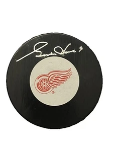 Gordie Howe Red Wings Firmado Oficial NHL Juego Puck Certificado de Autenticidad JSA - Imagen 1 de 2