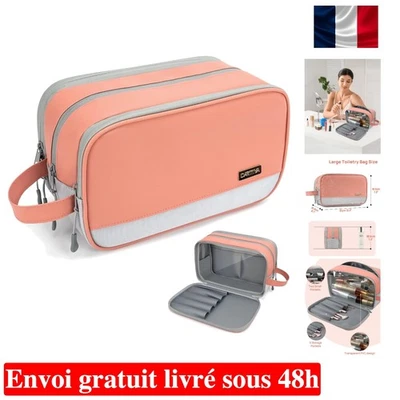 Trousse de Toilette Femmes 8,79 L - Design PVC Transparent et Multifonctionnel - Photo 1/4
