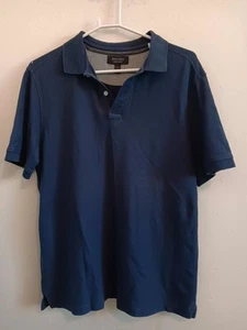 Nordstrom Poloshirt, Herren Größe Large, blau Kurzarm, Kragen, gebraucht, in einwandfreiem Zustand - Bild 1 von 6