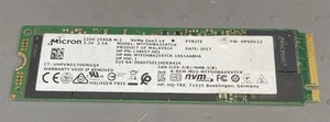Micron 256GB SATA 2200 M.2 NVMe SSD Solid State Drive MTFDHBA256TCK L36057-001 - Picture 1 of 2