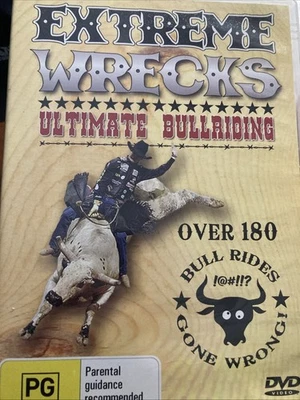 Ultimate Bullriding : Extreme Wrecks DVD OCT55 Over 180 rides! We guess they... - Image 1 of 2
